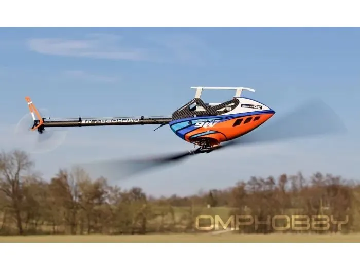 OMPHobby Helikopter M6 Cosmic-Orange Bausatz und Rotorblätter