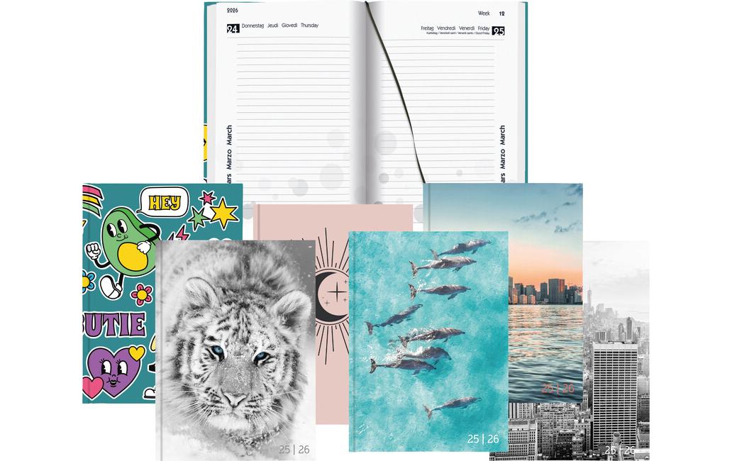 Biella Schüleragenda Mydiary Summer 25/26 FSC, 1T/1S, 12 x 16.5 cm