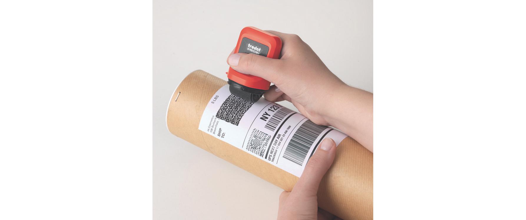 Trodat Stempel ID Protector Rot / Schwarz