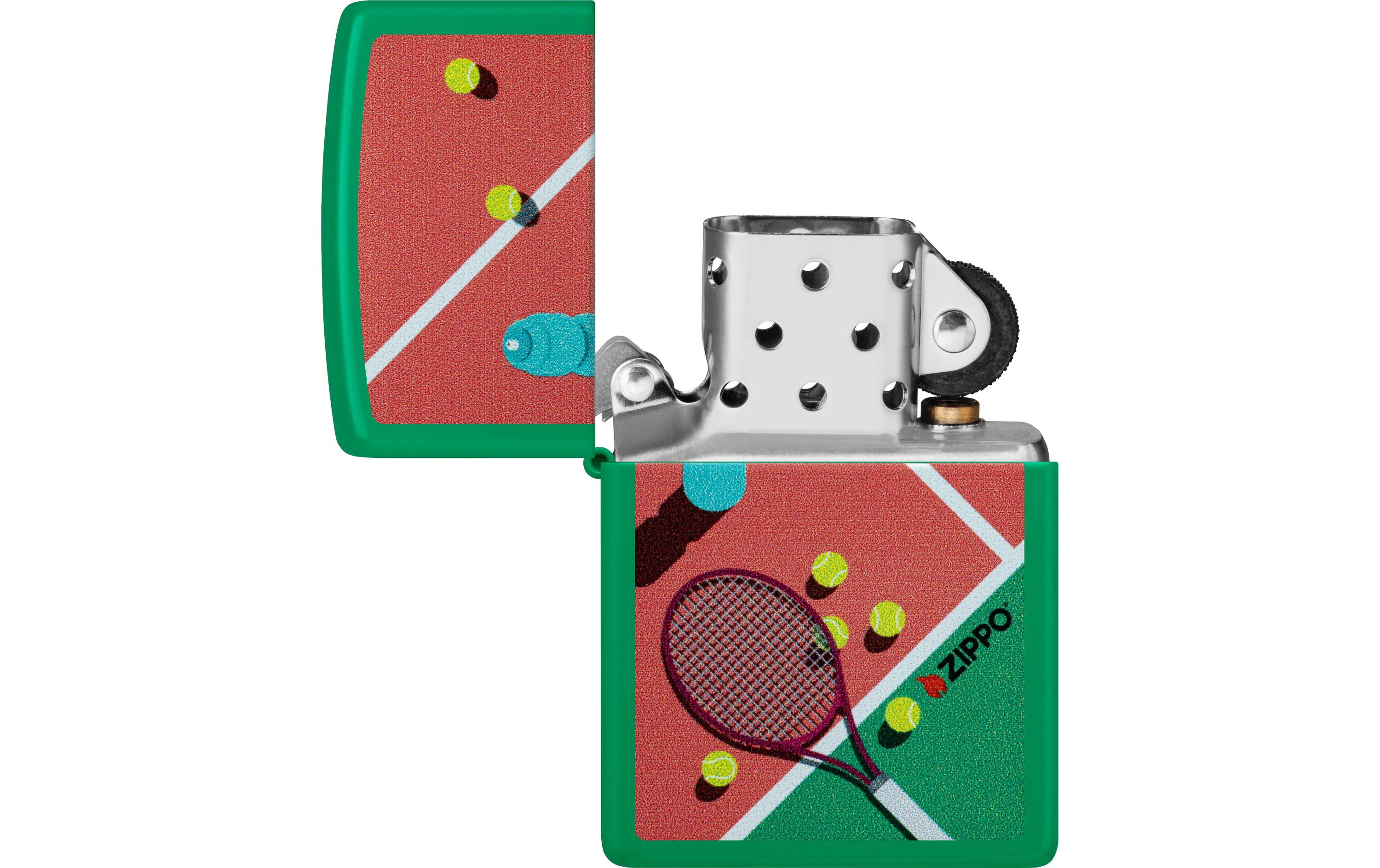 ZIPPO Tennis Design Grün