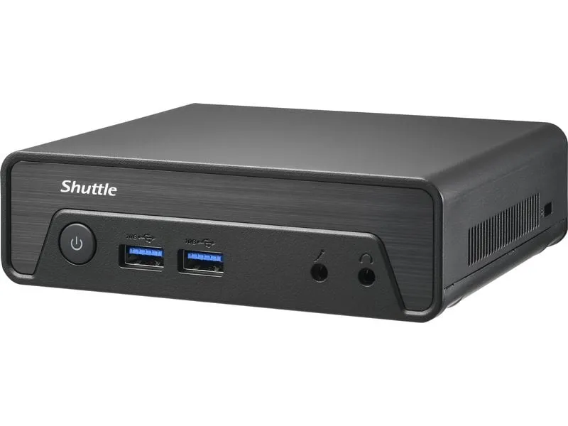 Shuttle Barebone XPC nano NE10N Schwarz