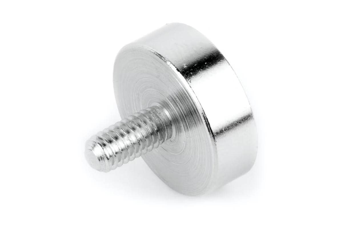 supermagnete Haftmagnet mit Gewindzapfen Ø 1.6 cm, 10 Stück