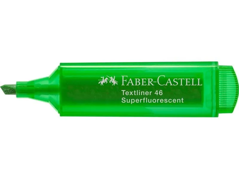 Faber-Castell Textmarker 1546 superfluorescent, Grün
