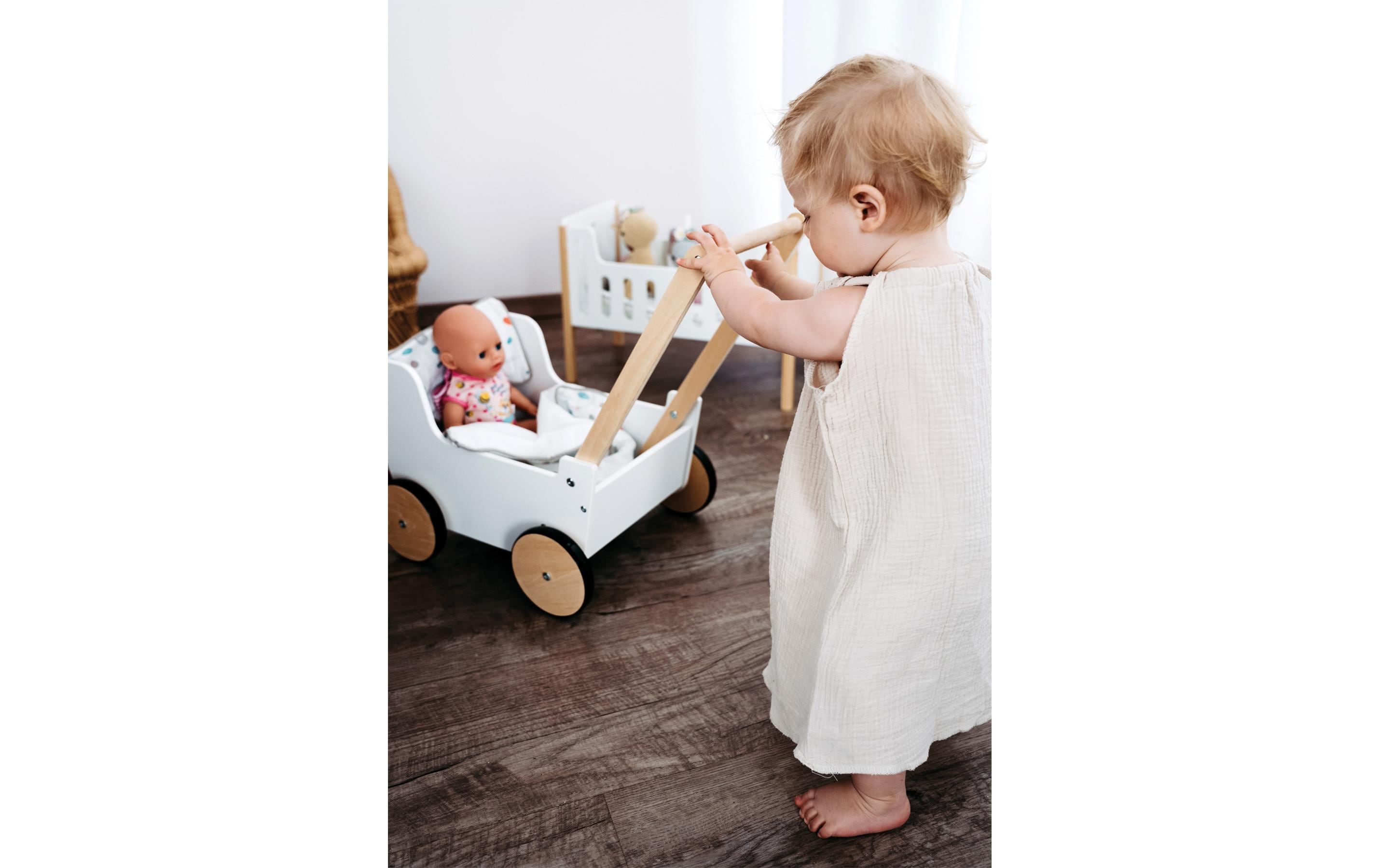 small foot Schiebe- und Puppenwagen Little Button