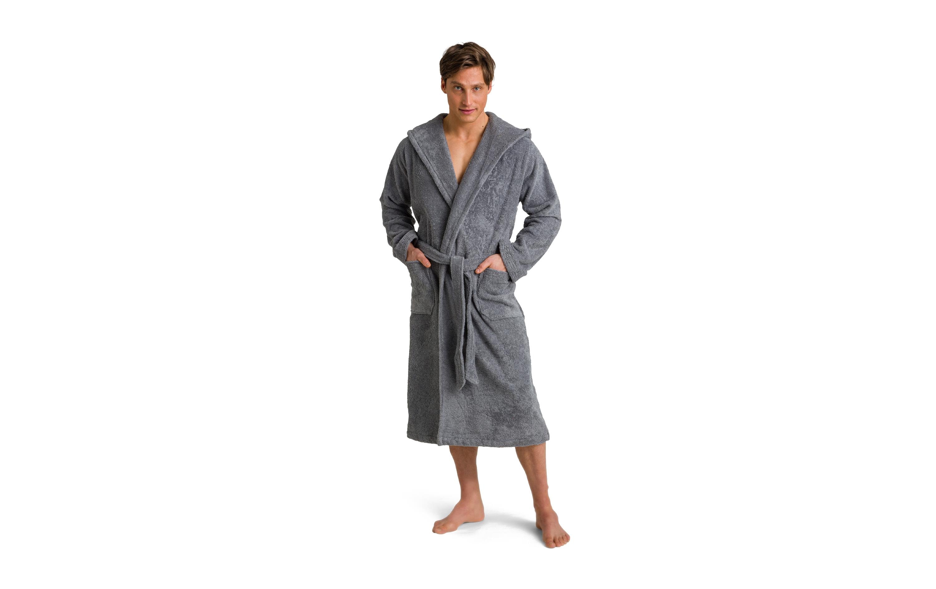 Möve Bademantel Superwuschel XXL, Stone Gray Möve Bademantel Superwuschel XXL, Stone Gray