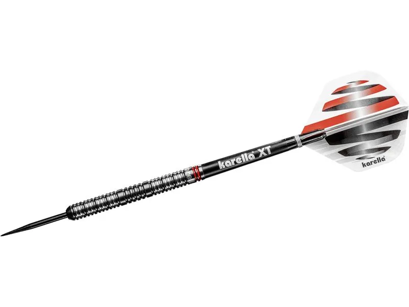 Karella Dartpfeile Steeldart HiPower 22g, 3 Stück – Schwarz Karella Dartpfeile Steeldart HiPower 22g, 3 Stück – Schwarz
