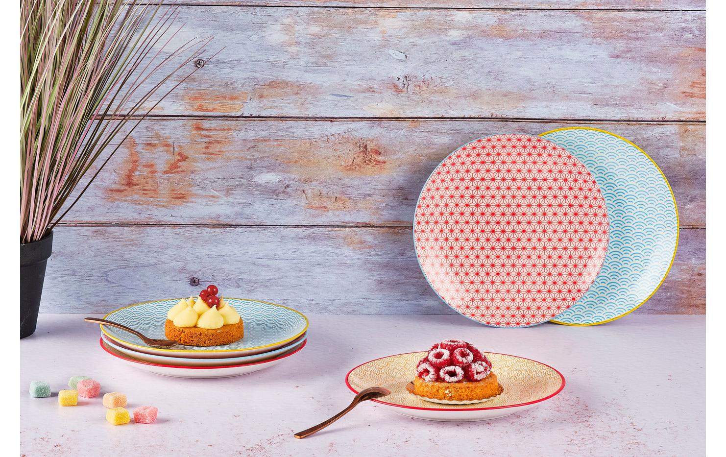 Björn Frühstücks- & Dessertteller Pattern Mehrfarbig, Ø21 cm