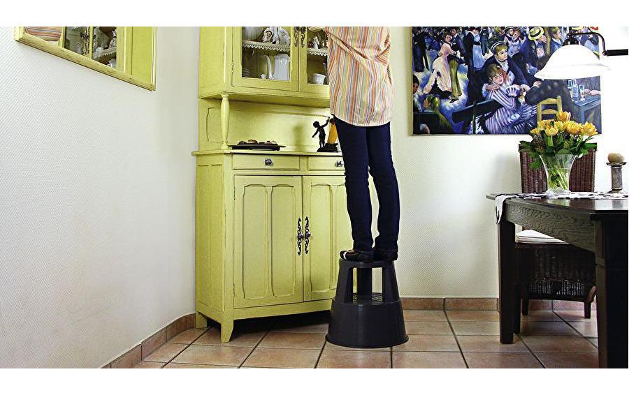 WEDO Rollhocker Step Kunststoff, Grau WEDO Rollhocker Step Kunststoff, Grau