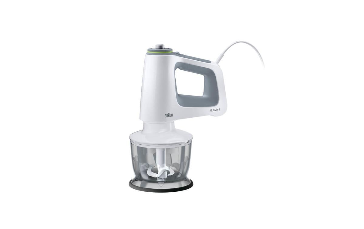 Braun Handmixer MultiMix 5 HM5137WH Weiss/Grau