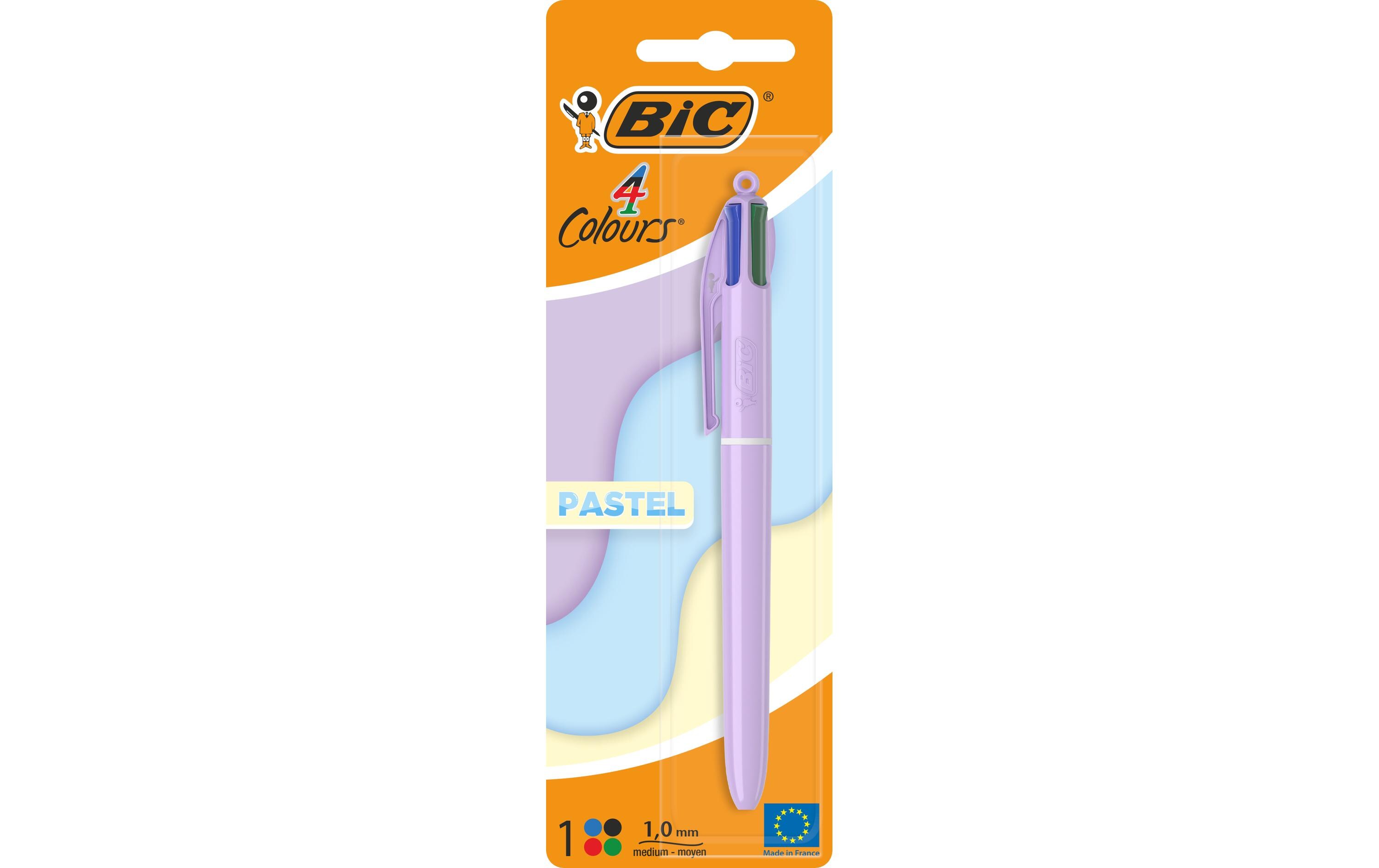 BIC Mehrfarbenkugelschreiber 4 Colours Pastel 1 Stück BIC Mehrfarbenkugelschreiber 4 Colours Pastel 1 Stück