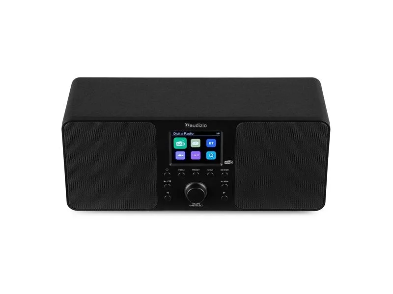 Audizio Genua DAB+/FM Radio mit BT, Stereo, Schwarz