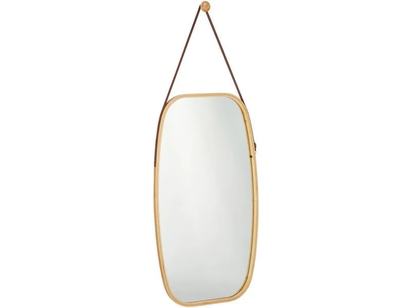 relaxdays Spiegel 43.5 x 76.5 cm, Braun relaxdays Spiegel 43.5 x 76.5 cm, Braun