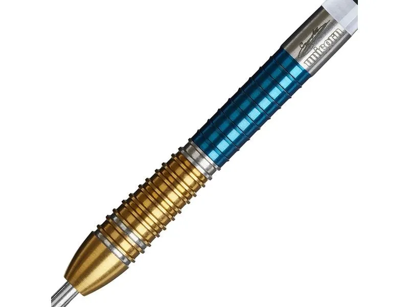 Unicorn Dartpfeile Gary Anderson 6 Duo 21G 3er-Pack, Gold/Blau