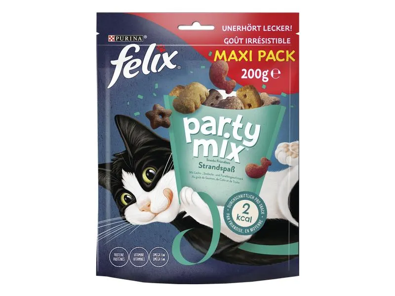 Felix Katzen-Snack Party Mix Strandspass, 200 g Felix Katzen-Snack Party Mix Strandspass, 200 g