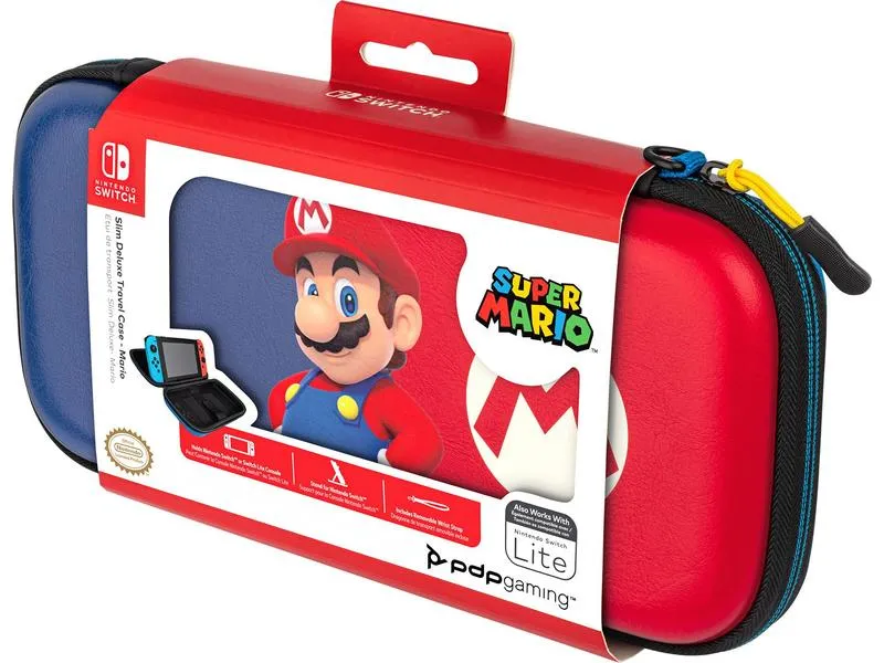 PDP Schutzetui Deluxe Travel Case – Mario Edition