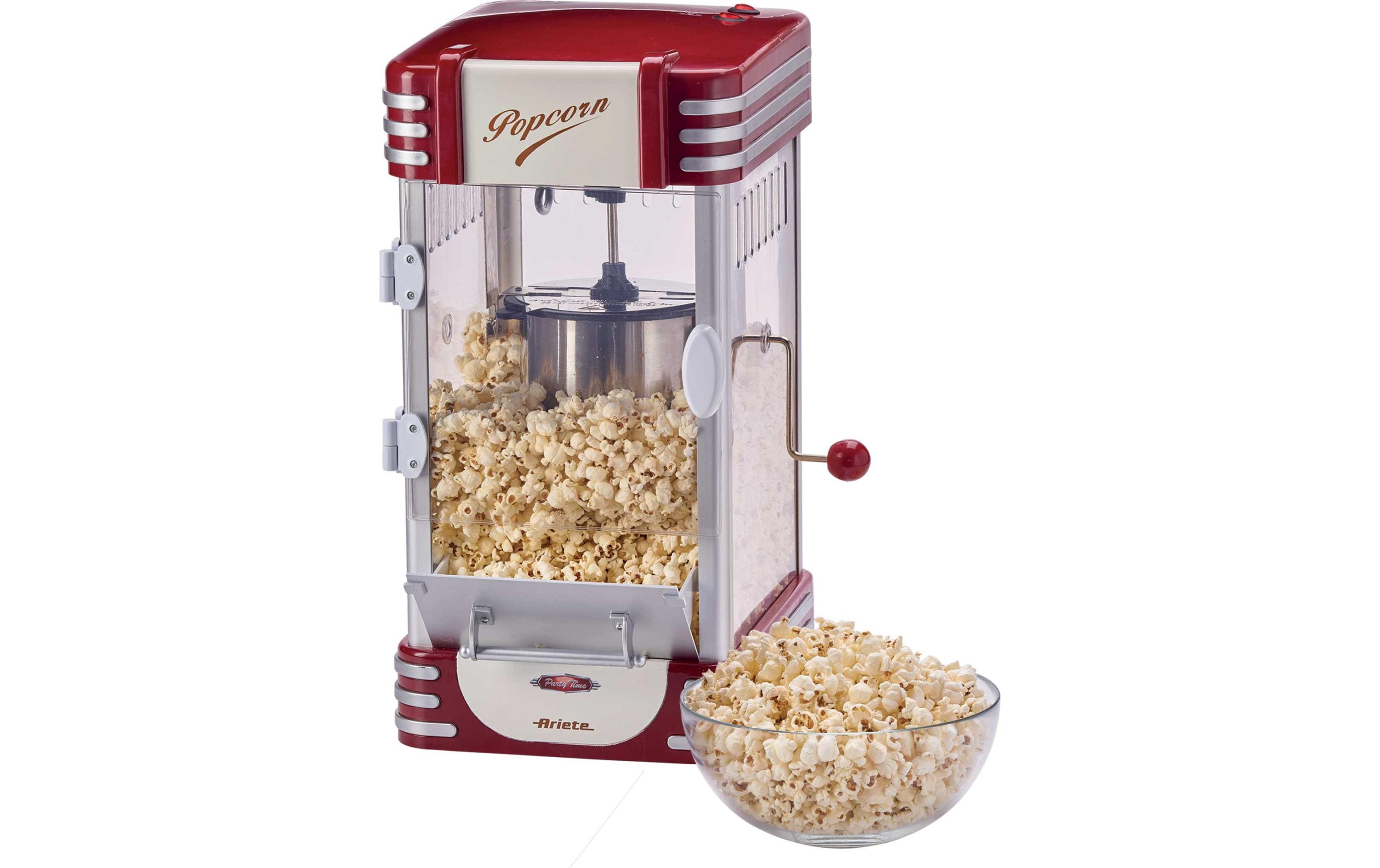 Ariete Popcorn Maschine Vintage XL Rot/Weiss Ariete Popcorn Maschine Vintage XL Rot/Weiss