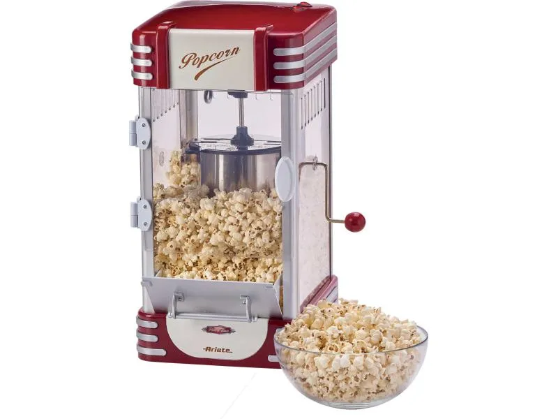 Ariete Popcorn Maschine Vintage XL Rot/Weiss Ariete Popcorn Maschine Vintage XL Rot/Weiss