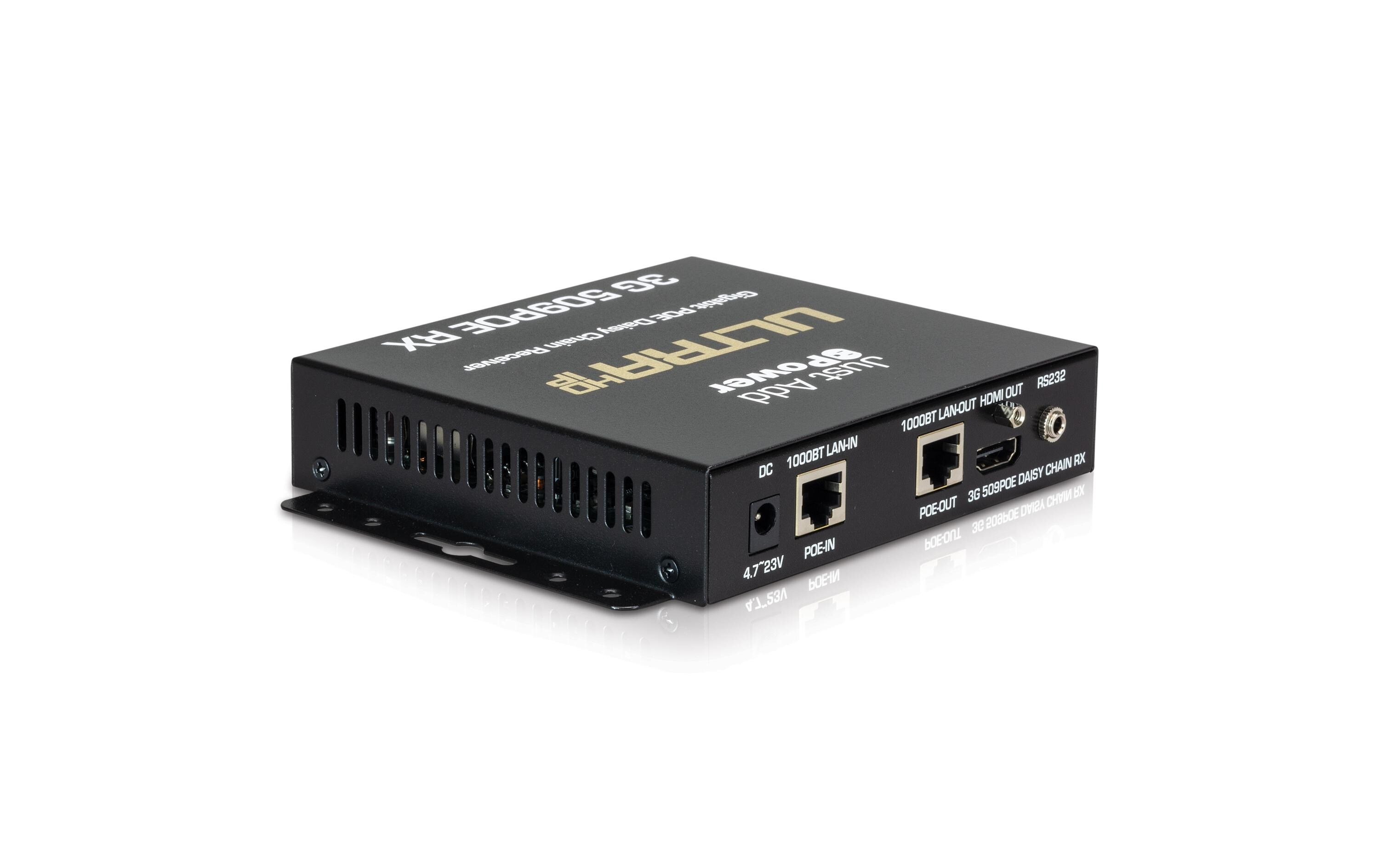 JUSTADDPOWER IP Receiver VBS-HDIP-509POE HDMI, PoE, Daisy-Chain, 4K JUSTADDPOWER IP Receiver VBS-HDIP-509POE HDMI, PoE, Daisy-Chain, 4K