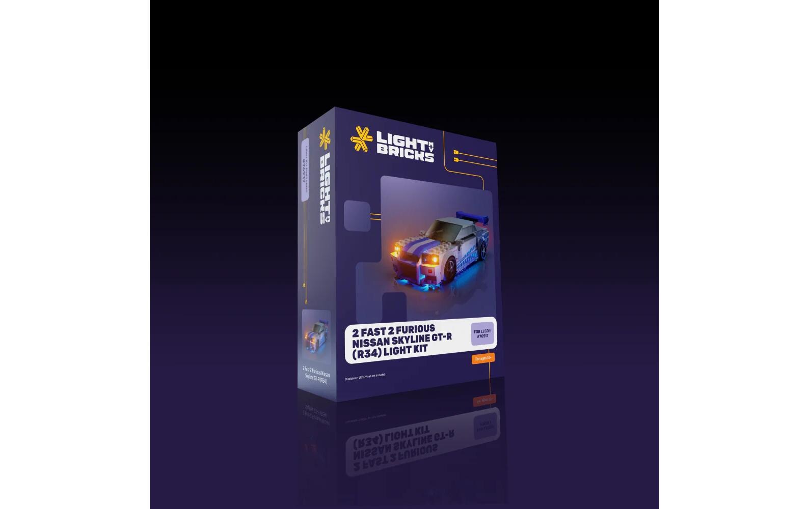 Light My Bricks LED-Licht-Set für LEGO® Nissan Skyline 76917