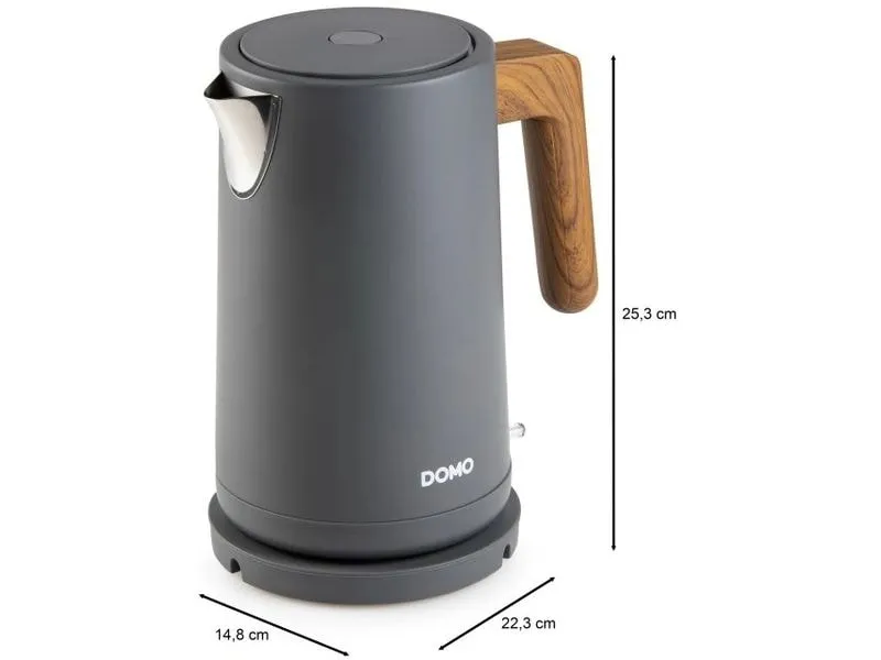 Domo Wasserkocher DO9268WK 1.7 l, Anthrazit
