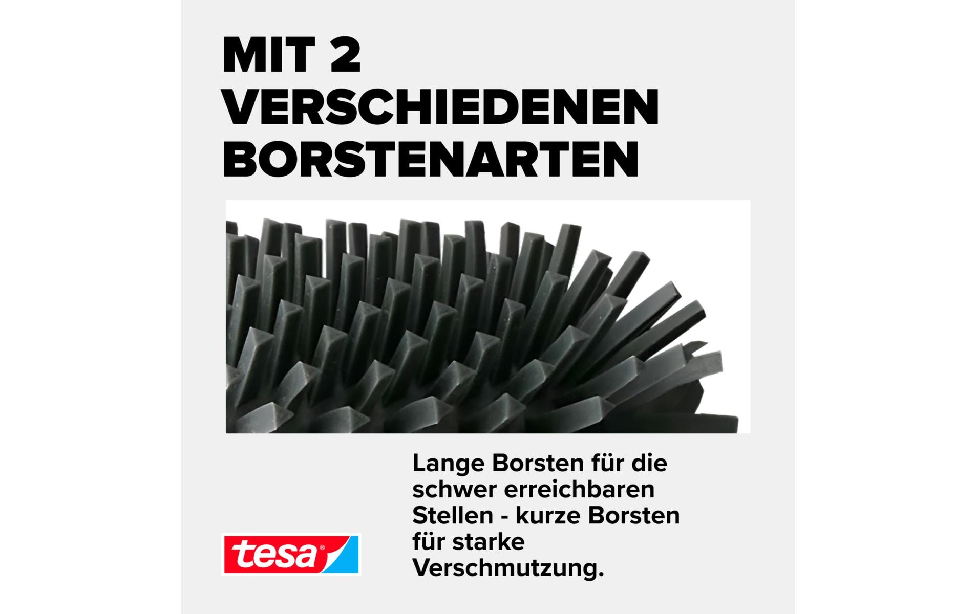 tesa SPARE Schwarz/Silber