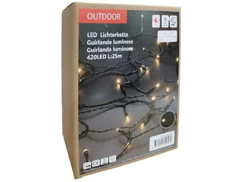 Dameco LED Outdoor Lichterkette 420 LED Warm weisses Licht Dameco LED Outdoor Lichterkette 420 LED Warm weisses Licht