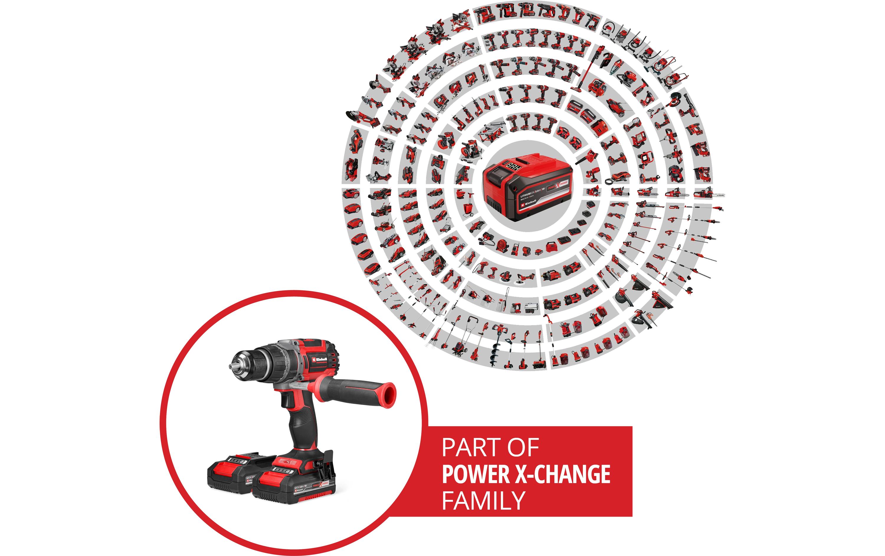 Einhell Akku-Schlagbohrschrauber TP-CD 18/70 Li-i BL (2 x 2.0Ah)