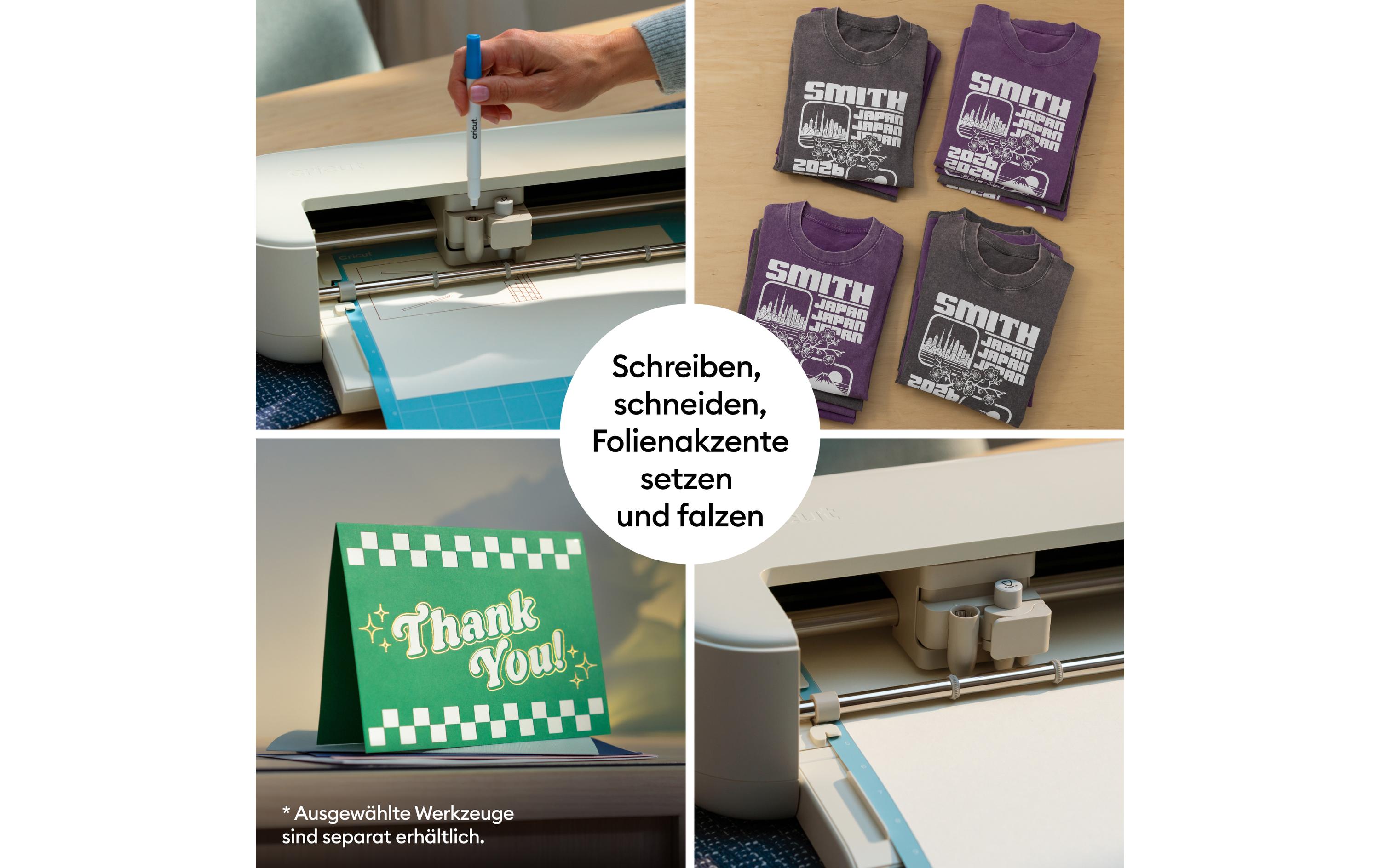 Cricut Schneideplotter Cricut Explore + Essential-Bundle, Beige