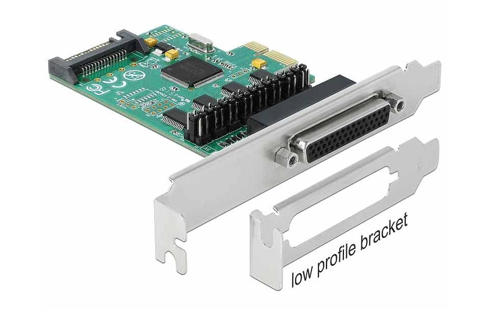 Delock PCI-Express-Karte 89938 4x RS-232 mit Spannungsversorgung Delock PCI-Express-Karte 89938 4x RS-232 mit Spannungsversorgung