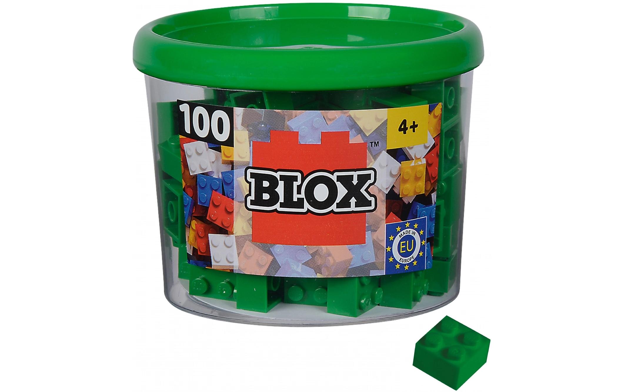 BLOX Bausteine 100 grüne 4er Steine