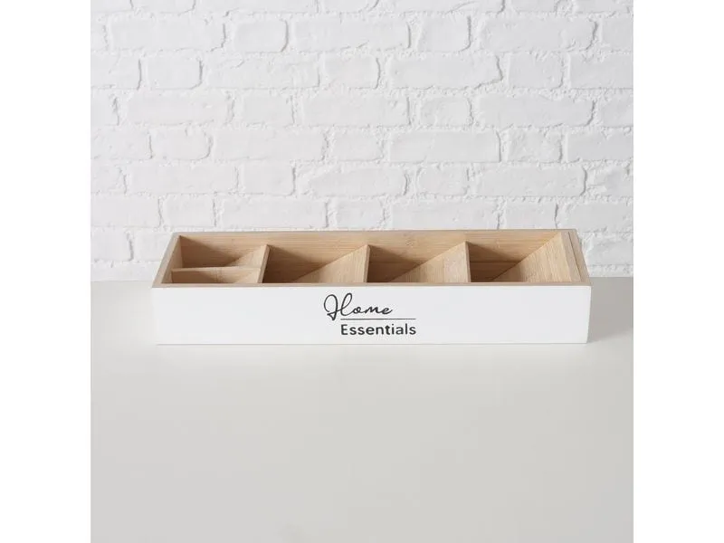 Boltze Aufbewahrungskiste Essentials 40 x 12 cm, Weiss Boltze Aufbewahrungskiste Essentials 40 x 12 cm, Weiss