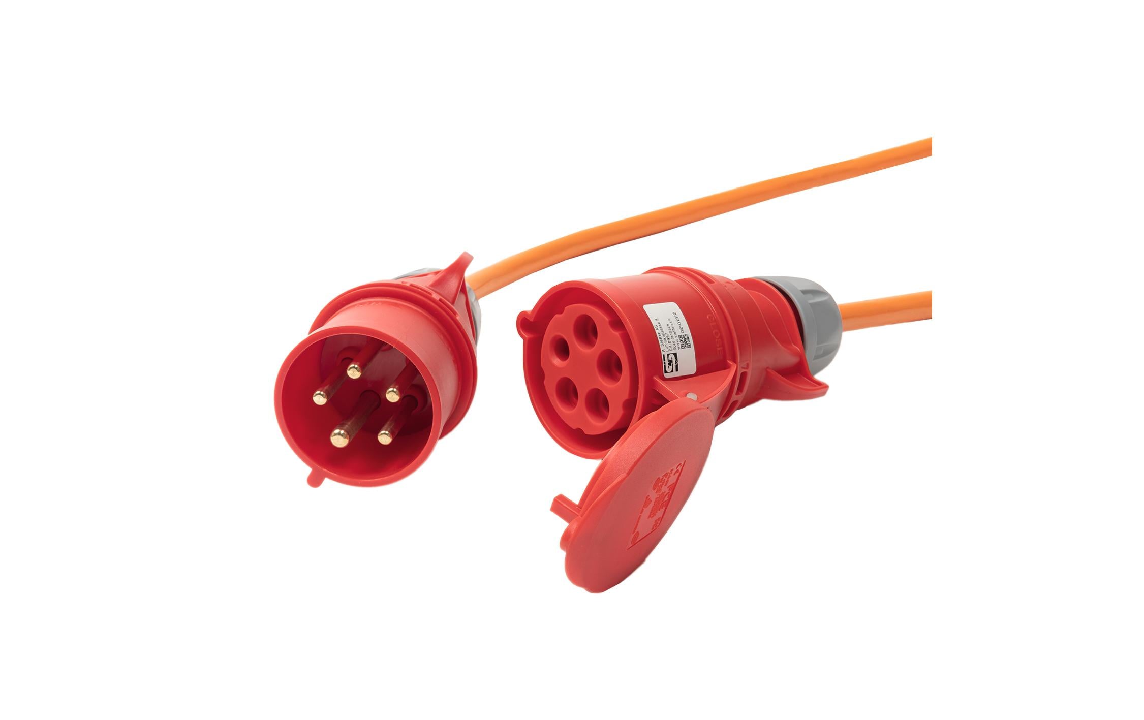 STEFFEN Verlängerungskabel EPR-PUR CEE32/5 - CEE32/5 Orange, 30 m