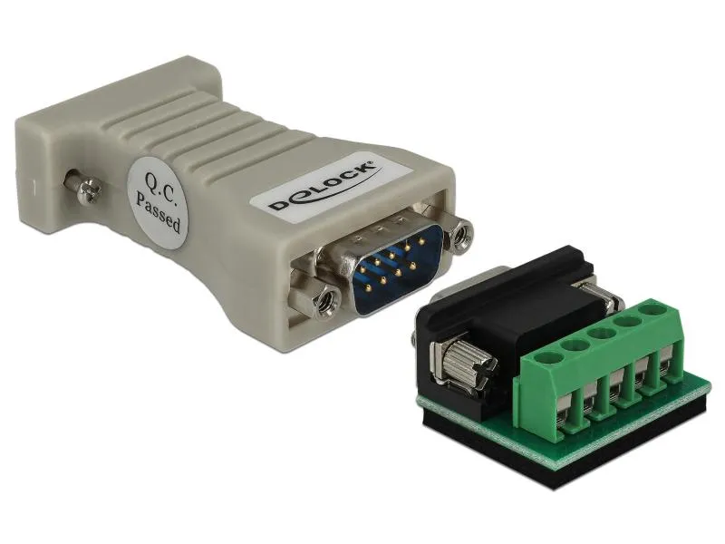Delock Steckverbinder RS232 - RS422/485 Terminal Block, ESD-Schutz Delock Steckverbinder RS232 - RS422/485 Terminal Block, ESD-Schutz