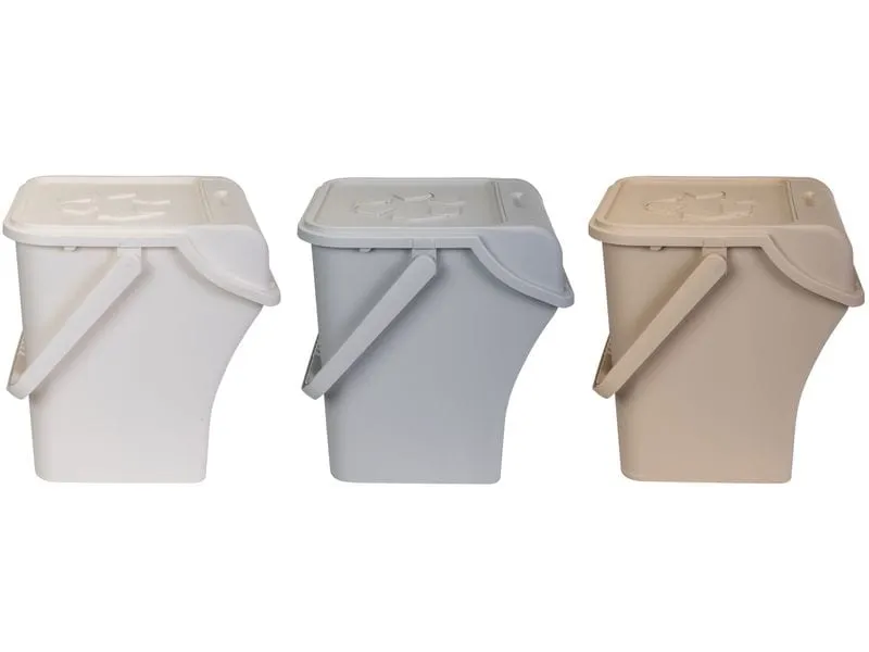 COCON Recyclingbehälter Sorto Mehrfarbig, 3 Stück, 45 L