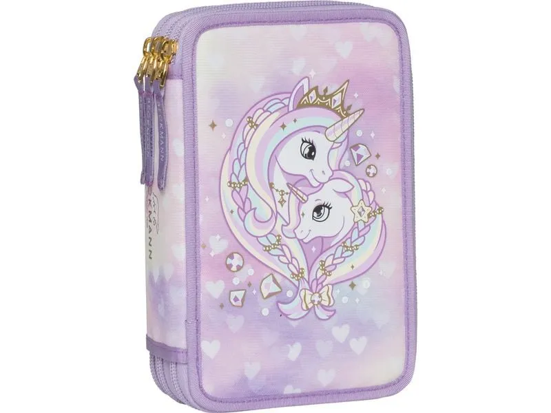Beckmann Etui Classic Triple Unicorn Princess, 28-teilig Beckmann Etui Classic Triple Unicorn Princess, 28-teilig