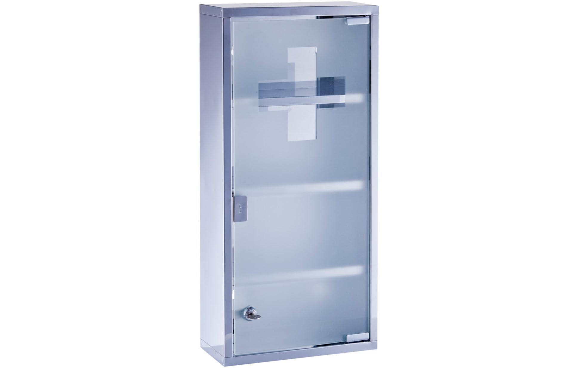 Zeller Present Erste Hilfe Schrank 27 x 12 x 57 cm, Silber Zeller Present Erste Hilfe Schrank 27 x 12 x 57 cm, Silber