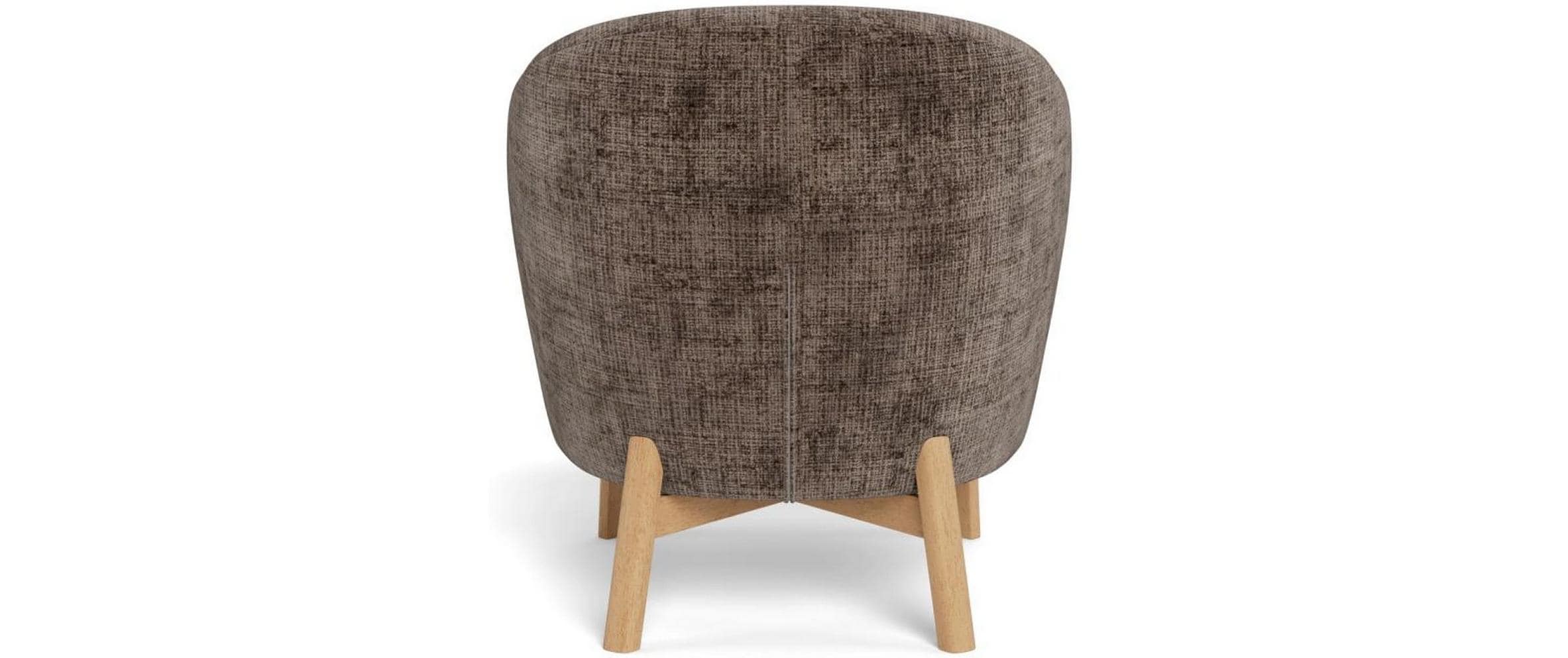AC Design Sessel Darlene Braun, 77.5 x 78 cm