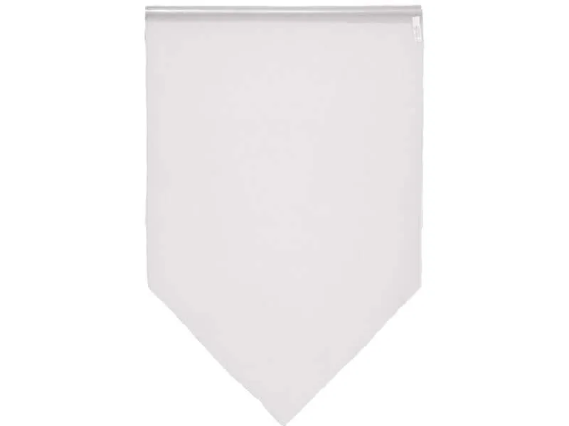 Hubatka Tagvorhang Uni 2er Set,45 cm x 60 cm, Weiss