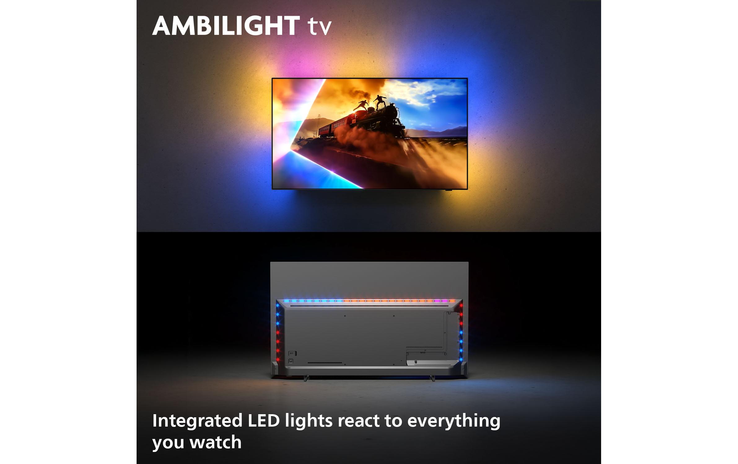 Philips TV 55OLED760/12 55 4K OLED Ambilight TV, 2025