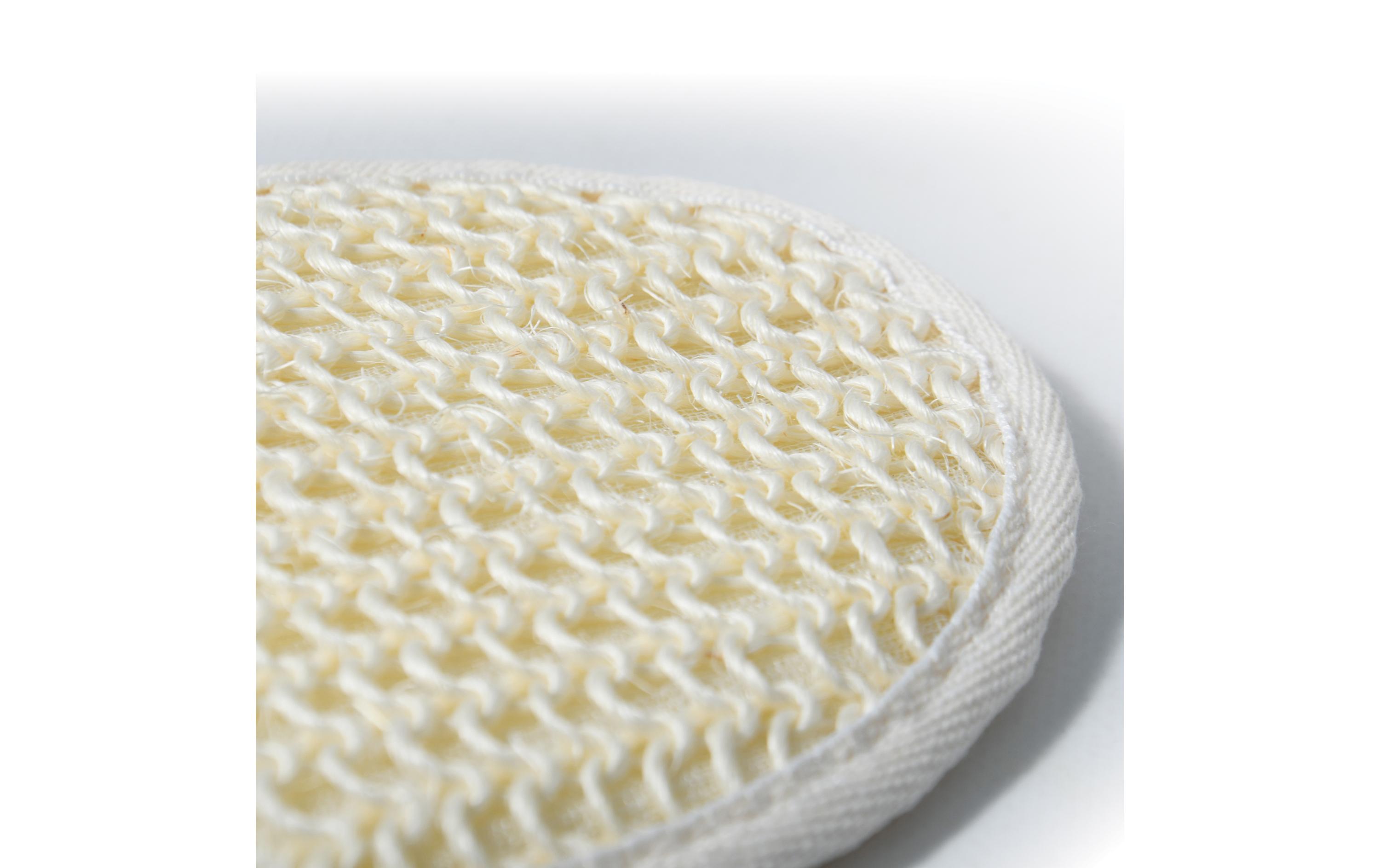 MSV Peelinghandschuh aus Sisal 23.5 x 16 cm, Weiss