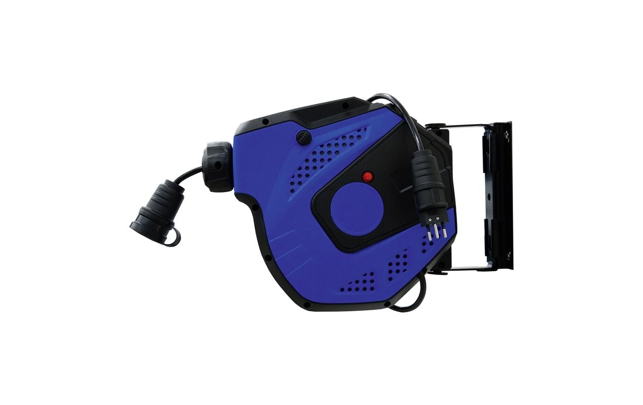 STEFFEN Kabelrückzugsrolle 1 x T13, Schwarz, 12 m Kabel STEFFEN Kabelrückzugsrolle 1 x T13, Schwarz, 12 m Kabel