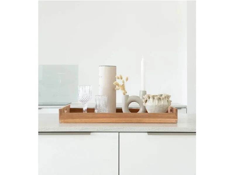 House Nordic Serviertablett Faro Braun