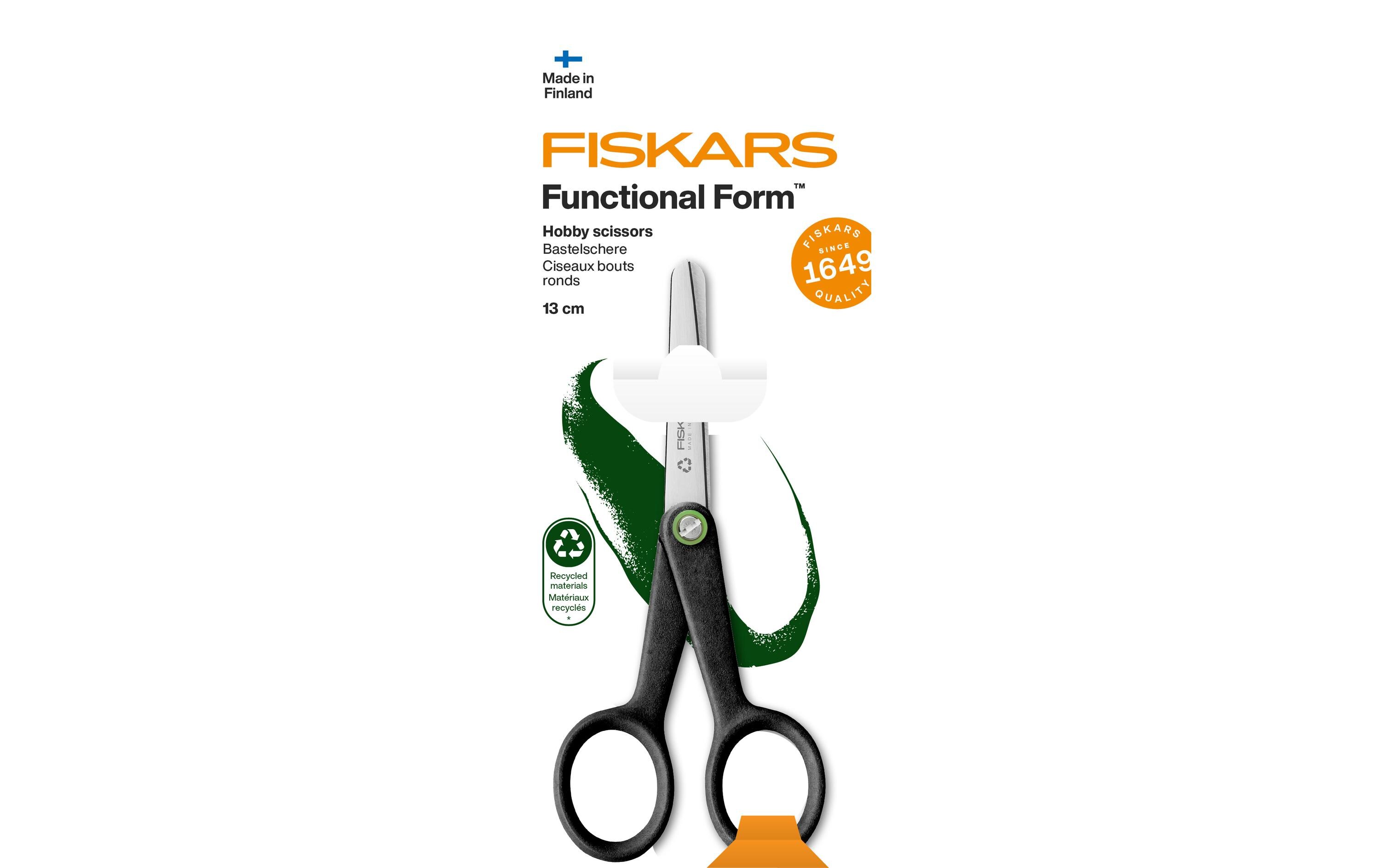 Fiskars Schere FF 13 cm, rostfreier Stahl, Universal