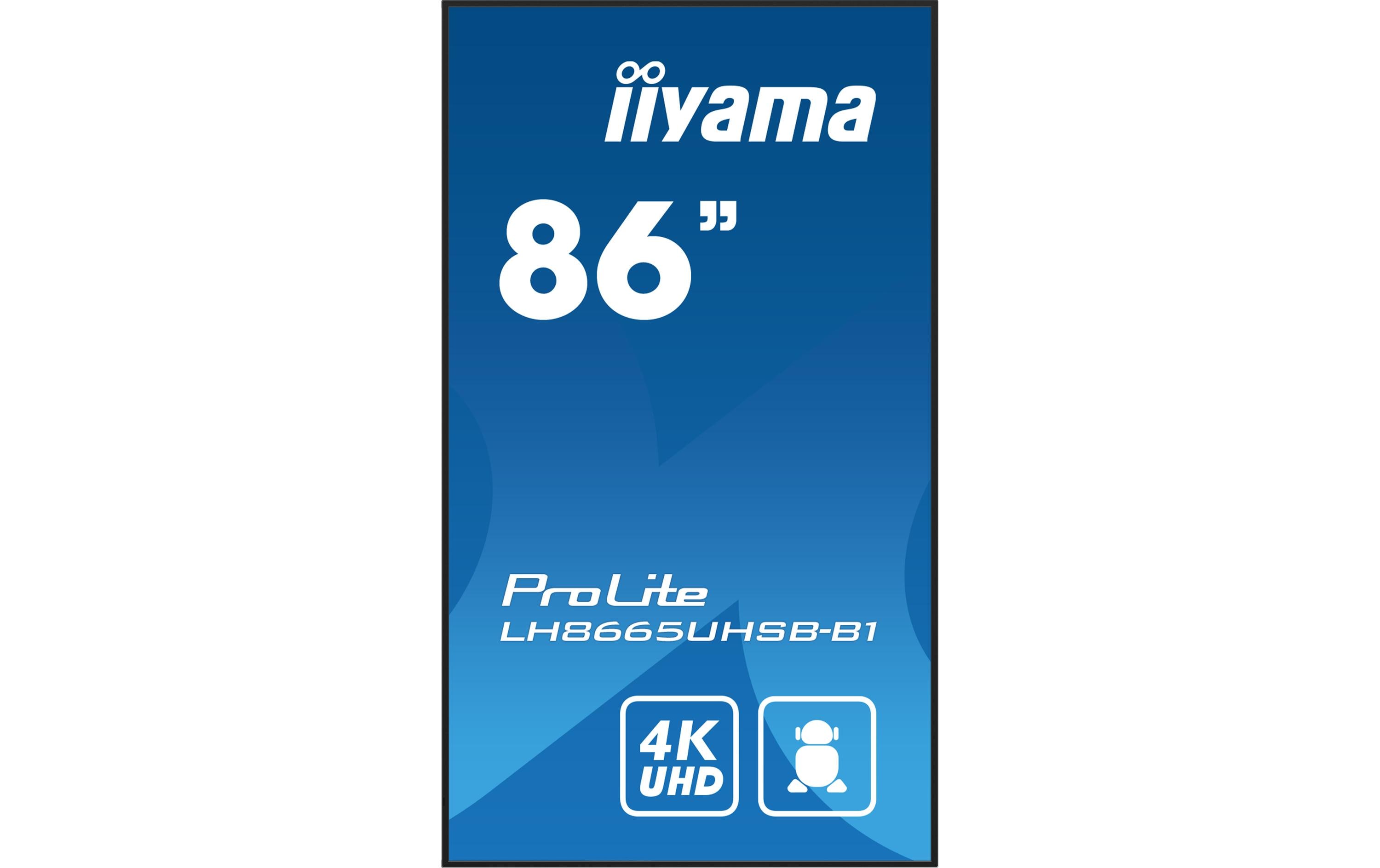 iiyama LH8665UHSB-B1 86