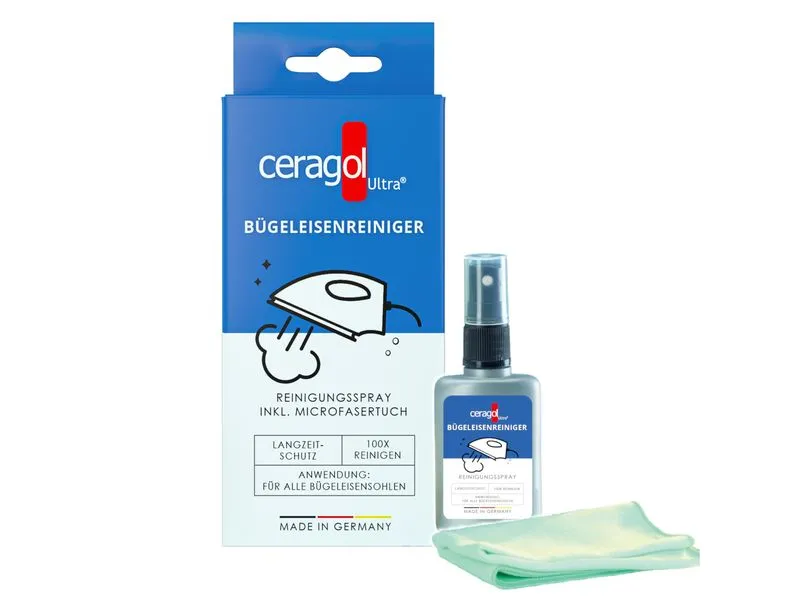 Ceragol Bügeleisenreiniger 50 ml & Tuch Ceragol Bügeleisenreiniger 50 ml & Tuch