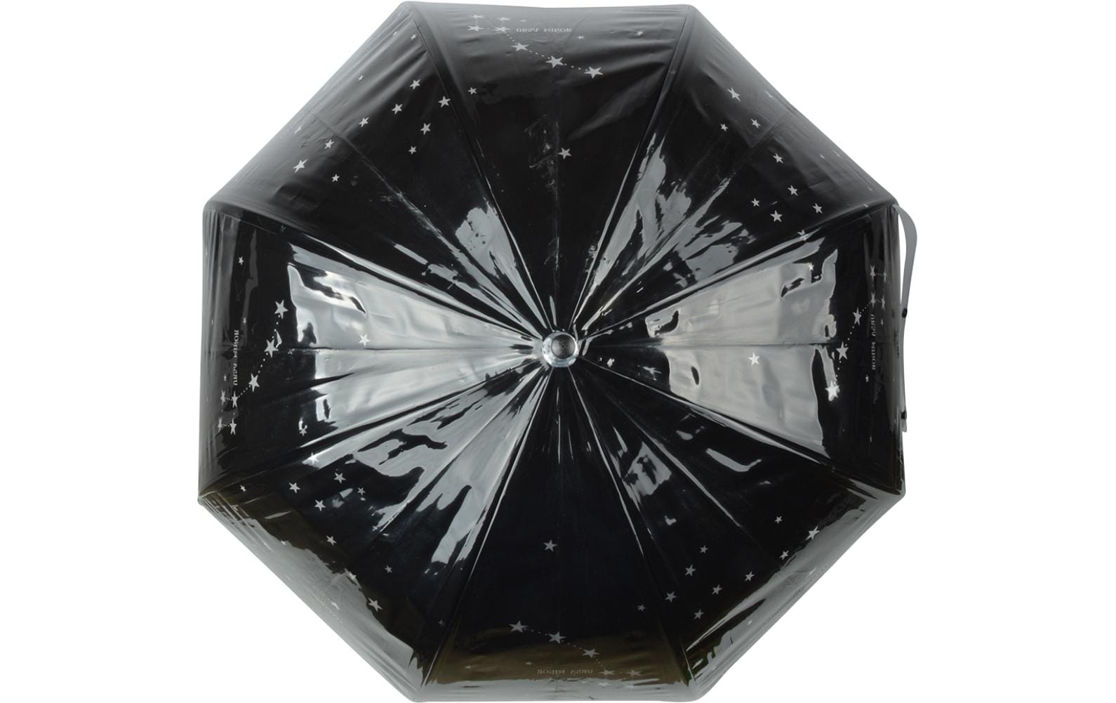 Esschert Design Schirm Sternenhimmel Schwarz/Weiss