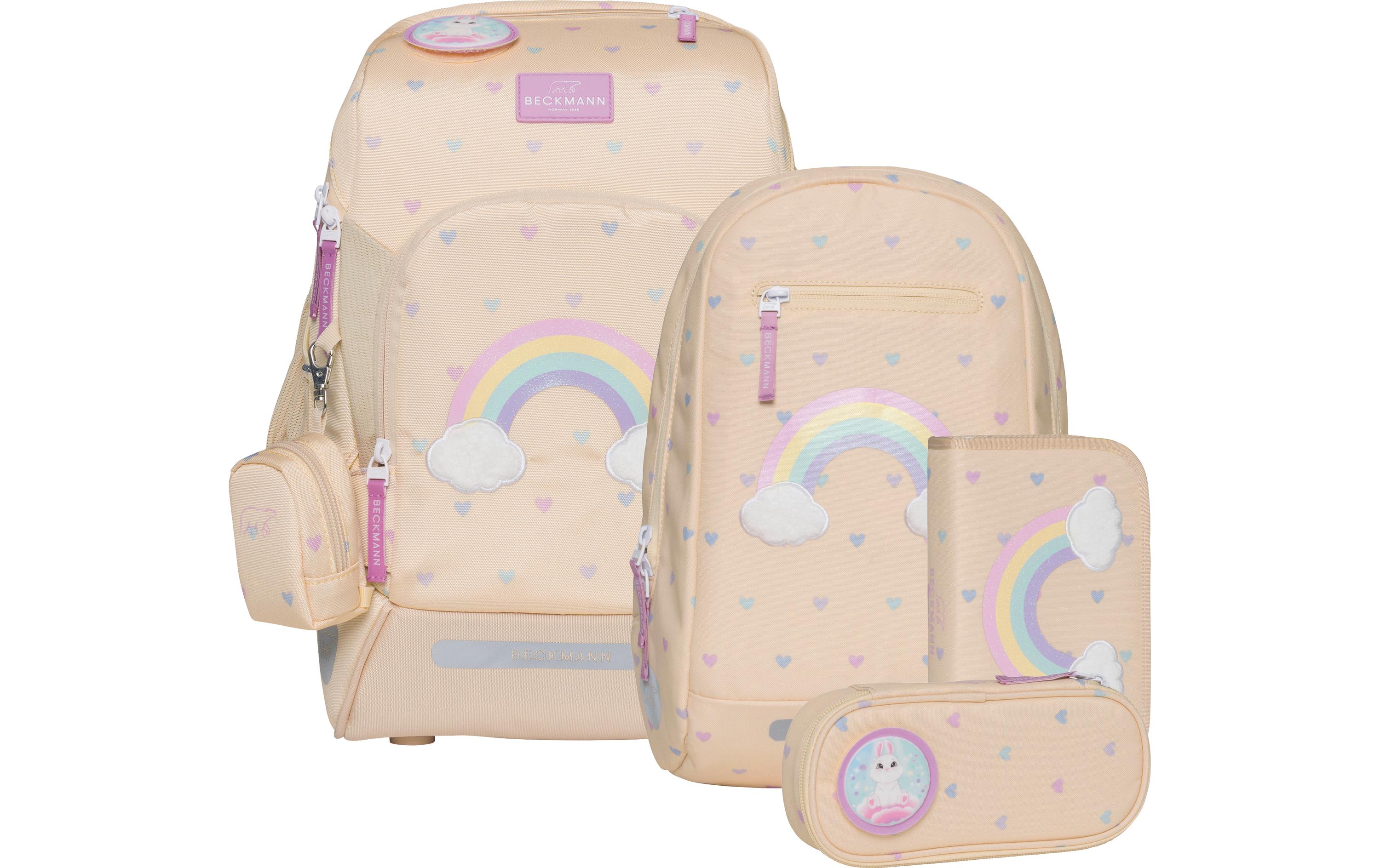 Beckmann Schulrucksack-Set Active Air Flx Yellow Heart, 6-teilig Beckmann Schulrucksack-Set Active Air Flx Yellow Heart, 6-teilig