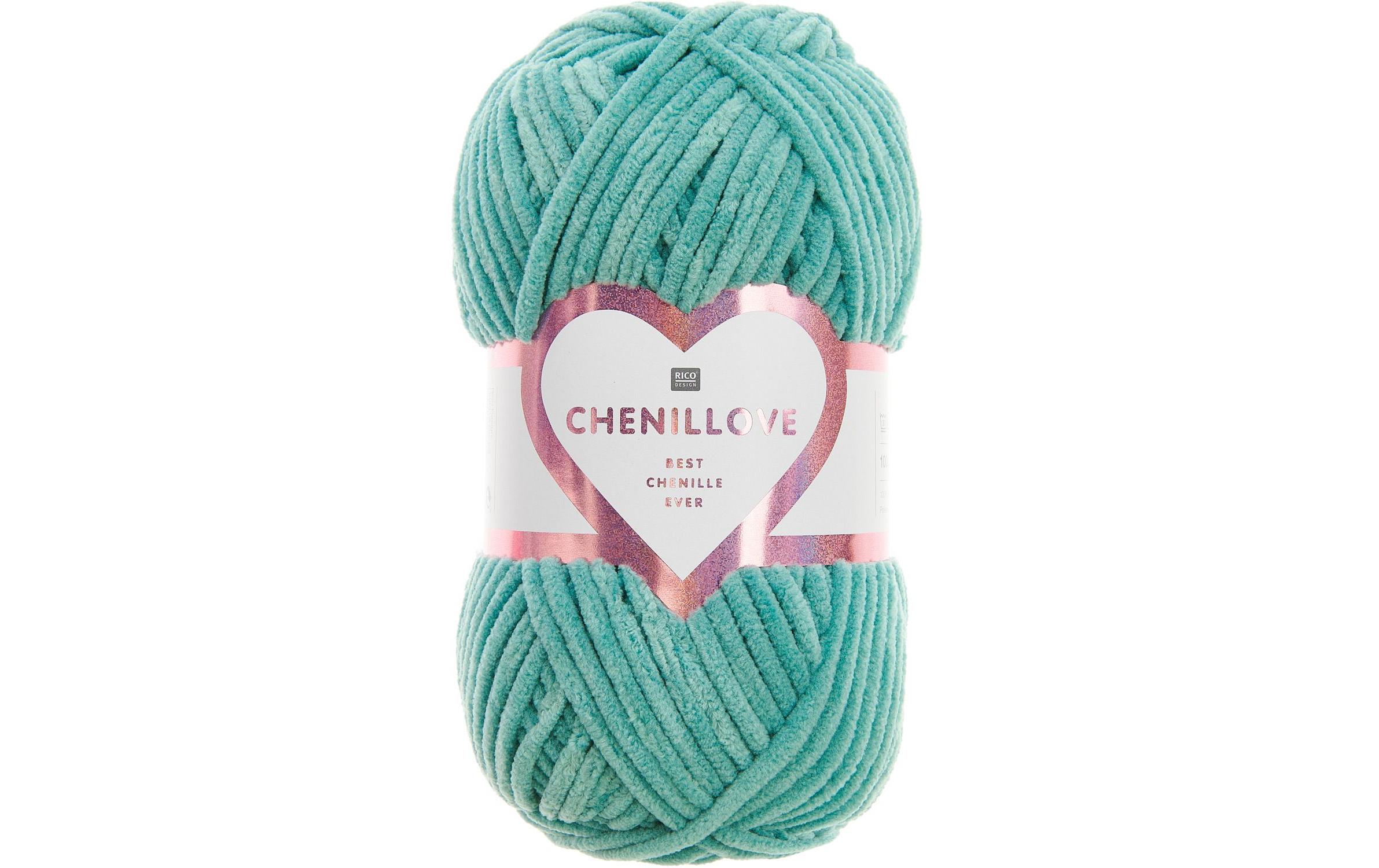 Rico Design Wolle Chenillove 100 g, Türkis