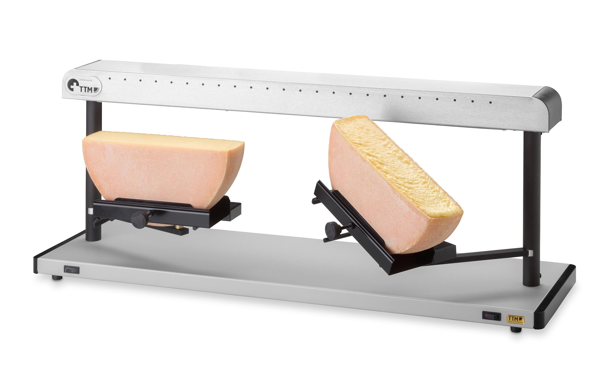 TTM Raclette-Gerät Evolène Schwarz/Silber matt