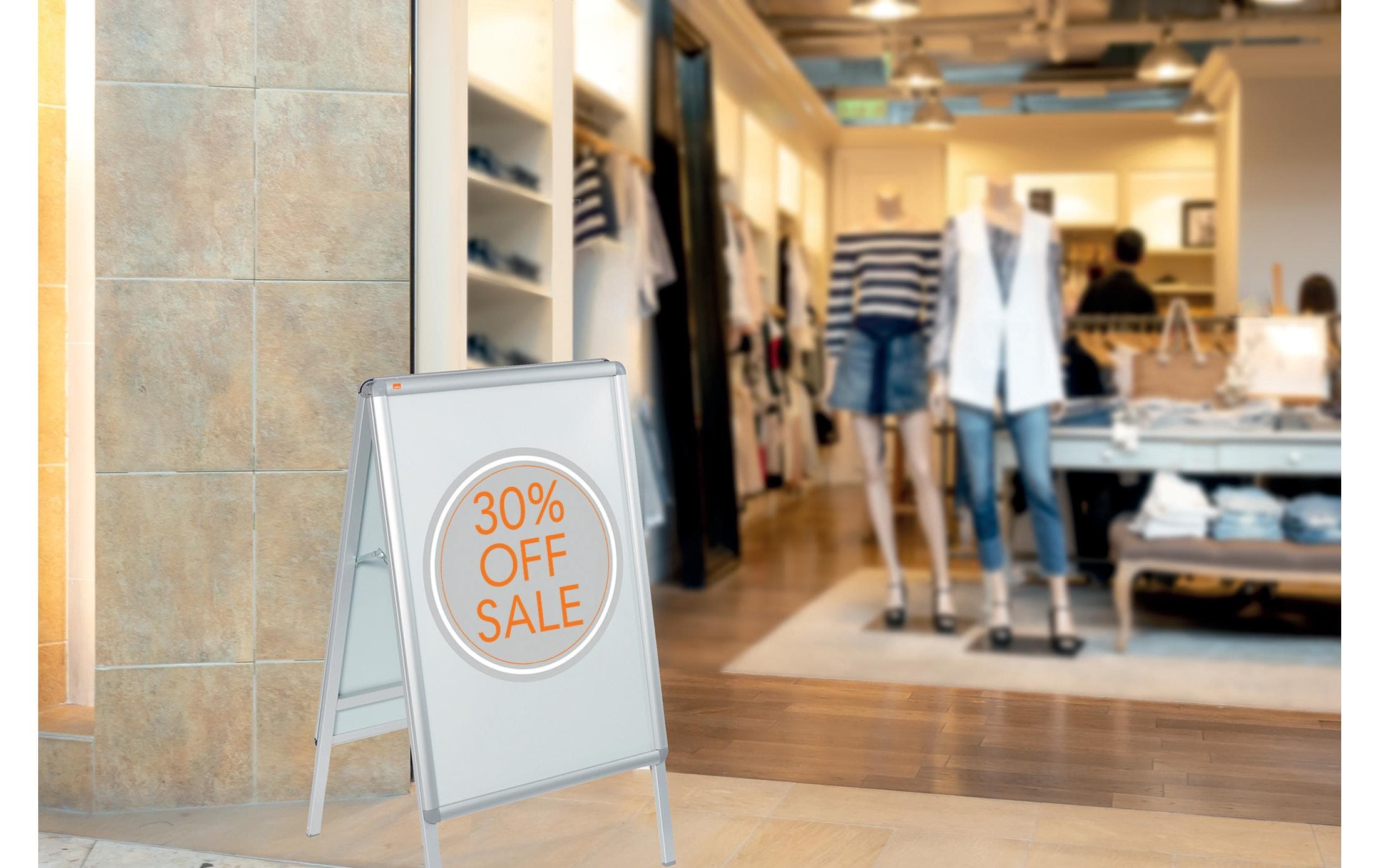 Nobo Premium Plus Plakatständer A1, freistehend und doppelseitig